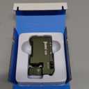 WUBEN G5 Rechargeable EDC Flashlight, Powerful RGB Flashights, 400 Lumens Portable Flat Mini Flashlights, IP68 Waterproof Multi-Mode Magnetic Small Keychain Flashlight for Camping, Emergency (Green)