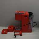 Tastyle Single Serve Coffee Maker with Builtin Detachable Milk Frother, Iced and Hot Coffee Machine for K Cup & Grounds, 40oz Removable Water Reservoir, 6 Cup Sizes, Fits 7.3" Travel Mug, Red