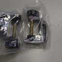 UTEBIT Small C Clamps 2 inch with 1/4" and 3/8" Thread Hole for Desktop Mount Tables Desk Clamps Aluminum Support 2 Pack