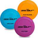 Franklin Sports Disc Golf Discs Set - Disc Golf Equipment Starter Set
