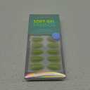 BTArtbox Press On Nails Almond - Pastel Green Short Summer Press On Nails with Glue for Women, Opaque Soft Gel Glue On Nails in 16 Sizes - 32 Stick On Nails Kit, Court Queen