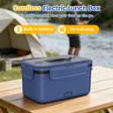 Vingud Cordless Electric Lunch Box for Adults, 1.8L Rechargeable Heated Lunch Box Food Warmer, Portable Self Heating for Men/Women/Office/Car, Lonchera Elctrica Porttil Battery Powered Mother's Gift