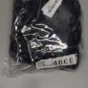 Asuprui Unstuffed Pouf Ottoman Round Poof Ottoman No Filler Soft Faux Fur Foot Stool 20x20x12 Inches Fuzzy Chair Floor Pouf Foot Rest with Storage for Living Room Bedroom Black