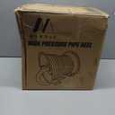 M MINGLE High Pressure Washer Hose Reel 150ft, Heavy Duty Steel Hose Reel, Manual Crank Power Washer Hose Reel with 3/ 8" Pressure Wash Whip Hose, Swivel Arm and Mounting Bracket, 4000 PSI