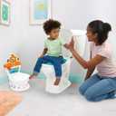Bright Starts Disney Junior Finding Nemo My Size Potty Training Toilet, Toddler Potty Chair with Flushing & Cheering Sounds, Removable Seat with Splash Guard & Handles, Ages 18+ Months, Up to 50 lbs