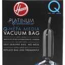 Hoover Vacuum Cleaner Bags for Platinum Upright Vacs, Pack of 2, Type Q, Hepa Filtration, Part # AH10000, Hoover Vacuum Bags Refill