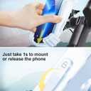 Bicycle Cell Phone Holder,Handlebar Motorcyle Bike Phone Holder,Handlebar Phone Clamp,1s Lock & Ultra-Stable,Silicone Wrapped Phone Mount,Phone Stand for E-Bike,Scooter,Stroller,ATV