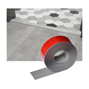 Floor/Door Flat Transition Strip & Self Adhesive Floor Vinyl Floor Edge Trim Laminate Floor Gap Covering Joining Strip Size: 5cm, 10Ft