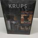 KRUPS Flat Burr Coffee Grinder Electric, 18 Adjustable Grind Settings, 2-20 Cups per Grind, Single Touch, Coffee Bean and Spice Grinder, Stainless Steel, Black