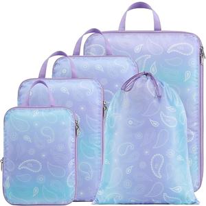 Cambond Mesh Compression Packing Cubes Travel - Space Saving Packing Cubes for Travel Women, Lightweight Compression Cubes for Travel Bags Luggage Packing Organizer for Suitcases