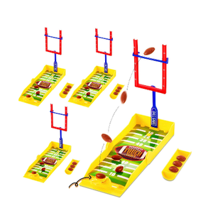 10 PCS Mini Football Game Desktop Football Games Field Goal Soccer Toys with Foam Soccer Goal Post, Bases, Catapults, Flick Finger Board Desk for Sports Party, Office, Gifts