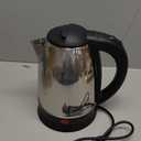 Stainless Steel Electric Tea Kettle, Electric Kettles for Boiling Water, 1.7L Electric Kettle, Cordless Water Boiler with 360 Degree Rotational Base, Automatic Shut Off, 1000W, Silver (Black) (1.9 Quarts)