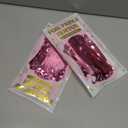 2 Pack Pink Party Decorations, 3.28 FT x 7.05 FT Pink Backdrop, Metallic Tinsel Backdrop Fringe Curtains Backdrop Curtains, Photo Backdrop Party Supplies Birthday Party Decorations