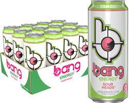 Bang Energy Drinks Pack of 12 Zero Sugar 300mg Caffeine Vegan Gluten Free  BBD: 08-14-26$
