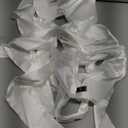 RSLOVE Women Sexy Lingerie Set Satin Bow Tie 2 Piece Bra and Panty Sets, Size Large, White