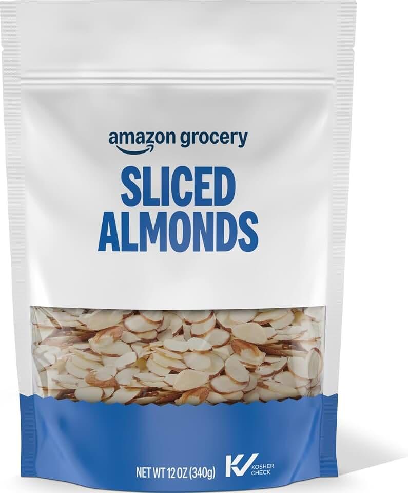 Amazon Grocery, Sliced Almonds, 12 Oz (Previously Happy Belly, Exp. 06/01/2027
