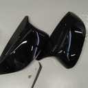 1 Pair Rear View Side Mirror Cover Door Mirror Caps Compatible with nfiniti Q50 Sedan 2014-2020 Q60 Q70 QX30 2015-2020 (Glossy Black)