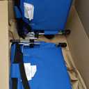 LET'S CAMP Folding Stadium Seat Bleacher Chair with Cup Holder, Mesh Bag and Hide Hooks, Portable Stadium Chair with Back and Cushion