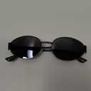livho 2025 Trendy Oval Sunglasses - Stylish Polarized Shades for Everyday - Retro Metal Frames