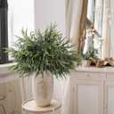 N&T NIETING 24inch Christmas Norfolk Pine Branches Norfolk Pine Artificial Christmas Branches Real Touch Faux Christmas Norfolk Pine Stems for Xmas Indoor Outdoor Home Decor DIY Crafts (10Pcs)