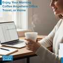 Concession Essentials Foam Cups, Disposable Hot and Cold Beverage Insulated to-Go Cups, 8 Oz, Made in USA, for Coffee Tea Water Soda, 40 Count