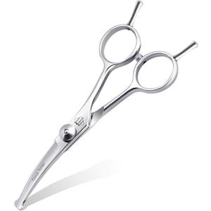 Dog Grooming Scissors: 4.75" Pet Curved Shears Made Of Advanced Stainless Steel Alloy for Trimming Dogs, Cats and Other Pets Face and Paws
