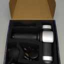 CAMEFER Deep Tissue Massage Gun, Portable Percussion Electric Muscle Massager for Pain Relief, Handheld Massagers with 30 Speeds & 6 Attachments for Back and Neck, Gifts for Men Women (Black)