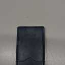 HAII for Slim Metal Slot Leather Wallet for Men, Pop-Up Design, Holds 9 Cards, Minimalist Pocket Wallet (Wax Oil Blue)