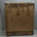 Northroad 2 Pack Outdoor Lounge Chair, Tanning Chair with Sunshade Roof, Adjustable Backrest Folding Chaise Lounge, Reclining Beach Bed for Beach, Camping, Hiking -Yellow