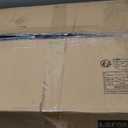 SONGMICS Storage Ottoman Bench, Foot Rest with Legs, 15.7 x 43.3 x 15.7 Inches, End of Bed Bench, Storage Chest, Load up to 660 lb, for Living Room, Bedroom, Entryway, Dark Gray ULSF088G01