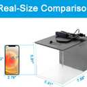 AQUANEAT Fish Tank, 1 Gallon Betta Fish Tank, Small Aquarium Kit with LED Light and Water Filter Pump