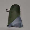 Orga'Neat Pocket Picnic Blanket, Beach Mat Waterproof Sandproof, Compact Lightweight Small Tarp for Camping, Hiking, Backpacking, Festival, Travel, Foldable in Bags (Army Green/Grey, 55"x60")
