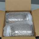 Wide Mouth Mason Jars 32 oz  2 Pack Quart Size Jars with Airtight Lids and Bands & White Plastic Lid, Ideal for Meal Prep, Canning, Fermenting and DIY Projects, Microwave & Dishwasher Safe.