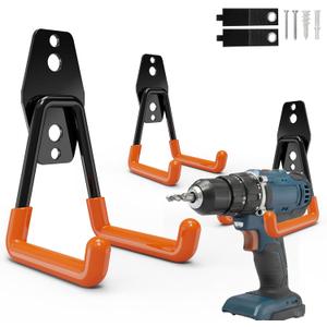 Skateboard Hooks 2-Pack Small Utility Heavy Duty Holder Garage Storage Wall Mount for Stroller Tennis Garden Tool Household Warehouse Shed