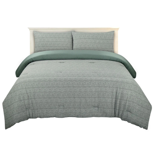 Modavari Home Fashions 3 Piece Comforter Set Green
Full/Queen