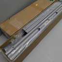 Rantila Indoor Room Divider, Portable Office Divider, Room Divider Wall Screen 2 Large Panel, Folding Partition Privacy Screen Walls Dividers for Room Separator 142" W x 71" H,Gray (Grey)