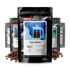 Bodum Roasting Cold Brew Coffee, Whole Bean, 12oz (340g) - Roasted in Denmark (EXP 09/19/25)