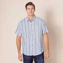 Amazon Essentials Men's Short-Sleeve V-Neck T-Shirts, Pack of 2 (Blue, S)