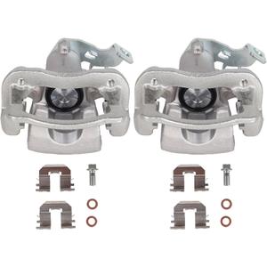 PAROD 19B6455 19B6454 Disc Brake Caliper with Bracket Fit for 2011-2016 Hyundai Elantra Sedan, 2013-2014 Hyundai Elantra Coupe Rear Left+Right