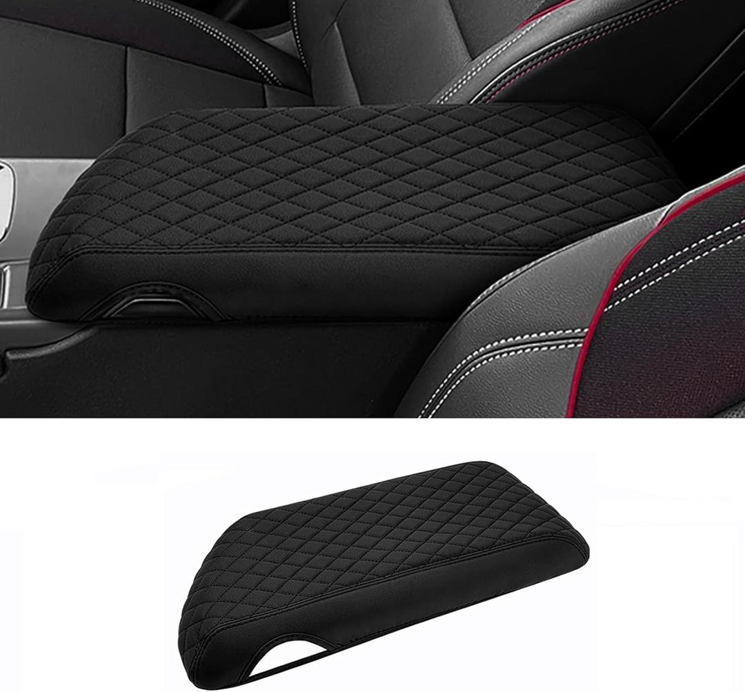 Shademax Custom for 2026 2025 Chevy Equinox EV Center Console Cover Armrest Cover for Equinox Accessories 2025 2024 Armrest Cushion Pad Leather Middle Console Cover Seat Box Protector Anti-Scratch