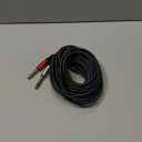 3.5mm 1/ 8 Stereo to Dual 1/ 4 TS Mono Y Splitter Audio Cable Adapter Compatible with iPhone, PC, Computer Sound Card, Mixer, Multimedia Speaker, Home Stereo System 25FT