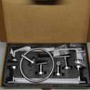 Bathroom Hardware Set, 6-Piece Towel Bar Set Brushed Nickel Towel Holder Set Includes 19.68/23.6 in Towel Bar,Toilet Paper Holder,Towel Ring and Towel Hook Wall Mount Bathroom Accessories Set