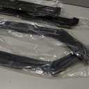 in-Channel Rain Guards for Chevy Silverado/GMC Sierra 1500 2019-2026 Crew Cab, Window Visor Shields Vent Deflector Shade Wind Dark Smoke 2020 2021 2022 2023 2024 2025, Tape-On Outside-Mount, 4PCS