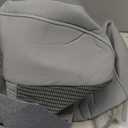 Priprilod Gray Front Driver & Passenger Side Bottom & Top Lean Back Replacement Cloth Seat Cover Compatible with Dodge Ram 2500 3500 4500 5500 2006 2007 2008 2009 2010