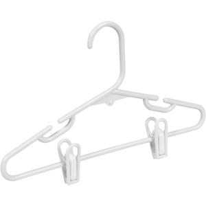 Honey-Can-Do Kids Clothes Hanger, Baby Clothes Hangers with Clips, Removable Clips are Designed to Keep Bottoms and Tops Perfectly Paired, Making it Easier to Organize and Store Outfits, 18 Pack (7" x 0.25" x 11.75 inches)