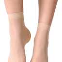 MANZI 12 Pairs Women's Ankle High Sheer Socks