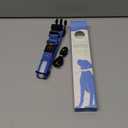 Vizpet LED Dog Collar, Light Up Dog Collar Adjustable USB Rechargeable Super Bright Safety Light Glowing Collars for Dogs(Medium, Blue) (Medium[14.96-19.68 inch])