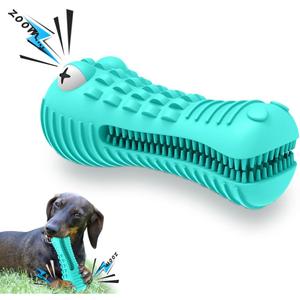 Dog Toys for Aggressive Chewers Large Medium Breed, Indestructible Dog Toothbrush Chew Toys, Squeaky Interactive Tough Extremely Durable, Dogs Toys to Keep Them Busy (blue)