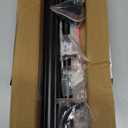 Black Curtain Rods for Windows 28 to 60 inch, 5/8 inch Adjustable Wrap Around Blackout Curtain Rods for Bedroom & Outdoor