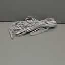 Cat 6 Flat Ethernet Cable 100 FT, UTP 10Gbps High-Speed Cat6 Ethernet Cable, Pure Copper Cat 6 Cable, Long Ethernet Cable for Home or Office Network Wiring, White